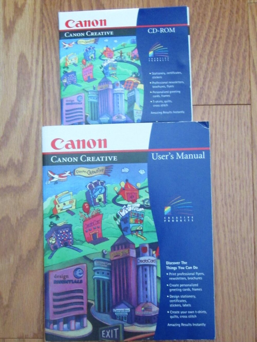Canon Creative Manual for Bubble Jet printer & CD-ROM Version 2.2